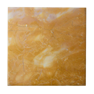 Yellow Quartzite Crystal Gemstone Print Fliese