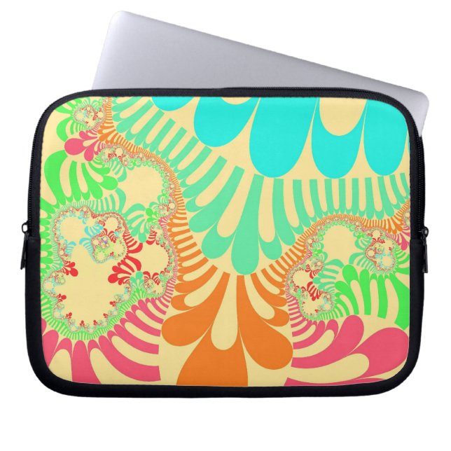 Yellow Rainbow Mod Laptopschutzhülle (Vorderseite)