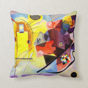 Yellow Red Blue von Vassily Kandinsky Kissen
