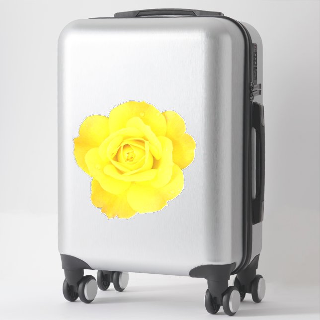 Yellow Rose Custom Friendship Friends Liebe Weddin Aufkleber (Koffer)