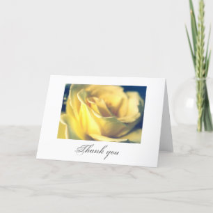 Yellow Rose Dankeschön Karte