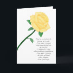 Yellow Rose Friend Geburtstagskarte Karte<br><div class="desc">Hübsche Freunde Geburtstagskarte mit einer gelben Rose,  das Symbol der Freundschaft. Diese Karte ist mit Ihrer personalisierten Nachricht anpassbar.</div>