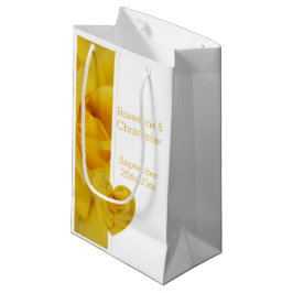 Yellow Rose Heart Design Wedding Kleine Geschenktüte
