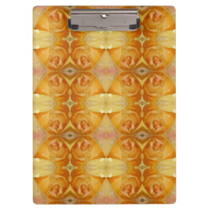 Yellow Rose Ikat Klemmbrett