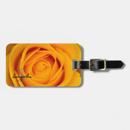Yellow Rose Luggage Tag Gepäckanhänger