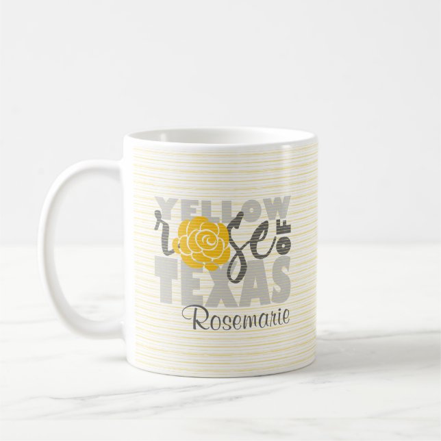 Yellow Rose of Texas Kaffeetasse (Links)