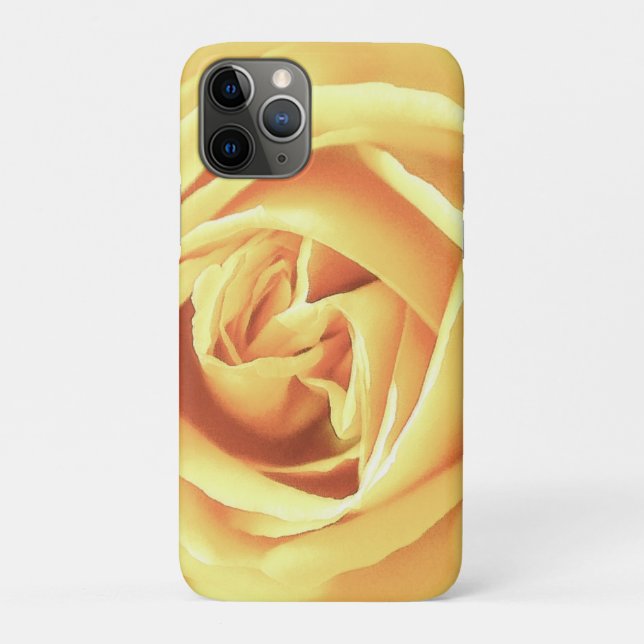 Yellow Rose Print Case-Mate iPhone Hülle (Rückseite)