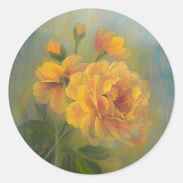 Yellow Rose sticker (Vorderseite)