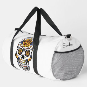 Yellow Rose Sugar Skull Persönlich Duffle Bag