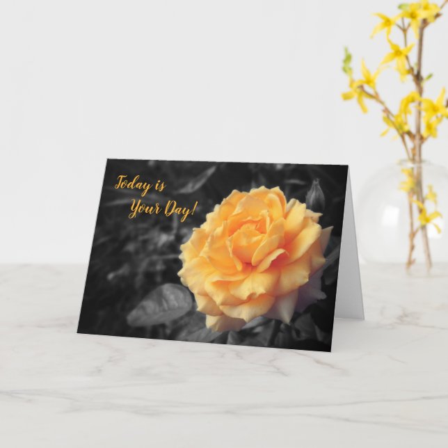 Yellow Rose Wedding Segen Glückwunschkarte Karte (Gelbe Blume)