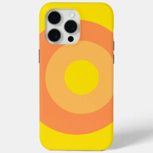 Yellow Round Apple iPhone 15 Pro Max Coque