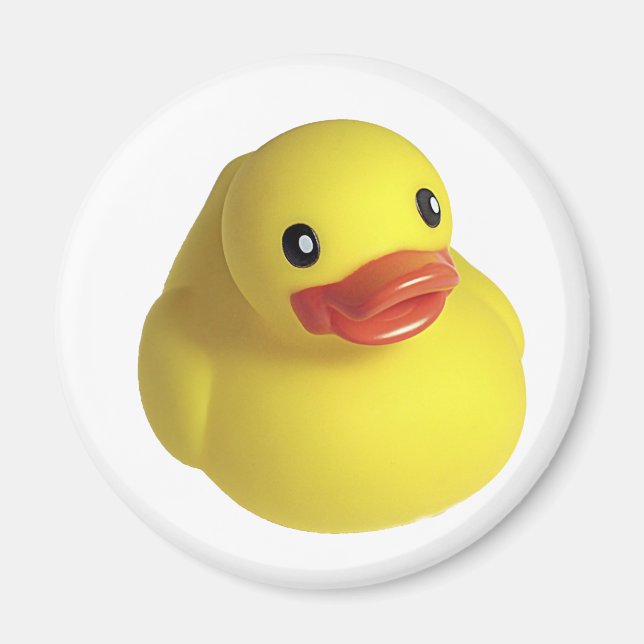 Yellow Rubber Ducky Magnet (Vorne)