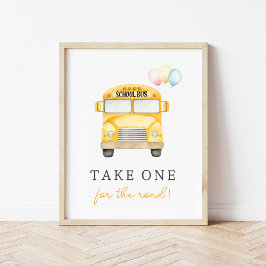 Yellow School Bus Custom Fee Signing