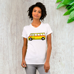 Yellow School Bus Womens T - Shirt