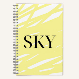 Yellow Sky Notebook Notizbuch