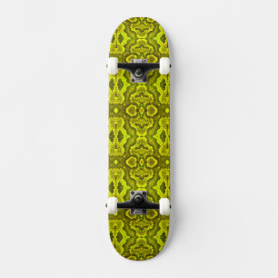 Yellow Snake Texture SkateBoard