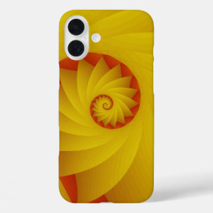 Yellow Spiral abstrakt Handy Gehäuse iPhone 16 Plus Hülle
