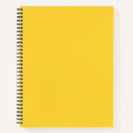 Yellow Spiral Notebook Notizbuch