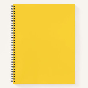 Yellow Spiral Notebook Notizbuch