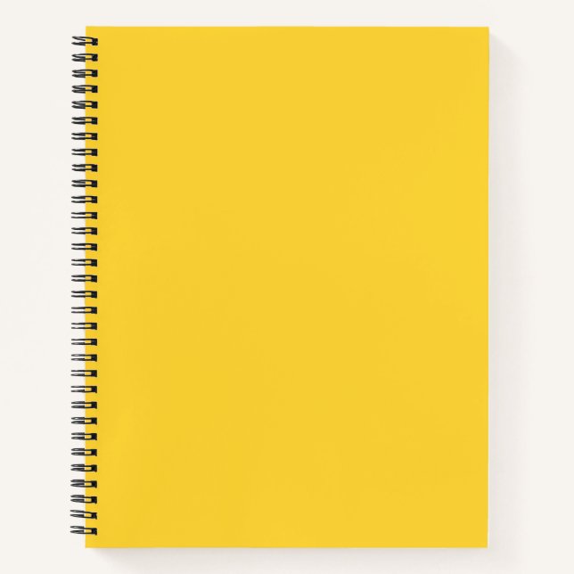 Yellow Spiral Notebook Notizbuch (Vorderseite)