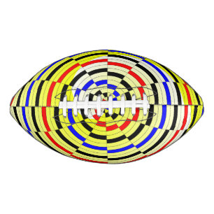 Yellow Spirals von Kenneth Yoncich Football