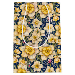 Yellow Spring Daffodils Mittlere Geschenktüte