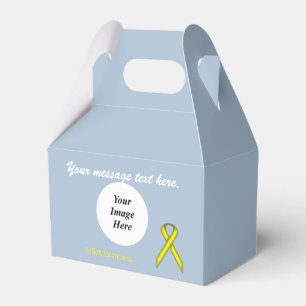 Yellow Standard Ribbon Template von Kenneth Yoncic Geschenkschachtel