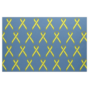 Yellow Standard Ribbon von Kenneth Yoncich Stoff