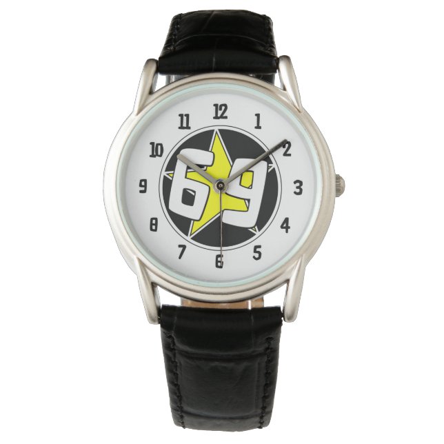 Yellow Star 69 Armbanduhr (Vorderseite)