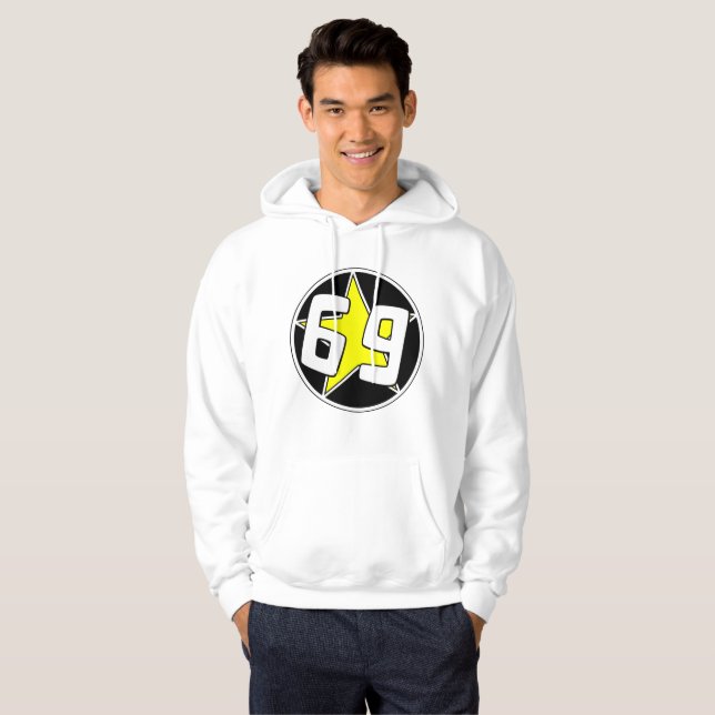 Yellow Star 69 Hoodie (Vorne ganz)