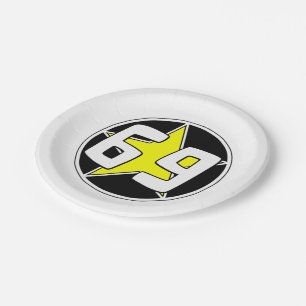 Yellow Star 69 Pappteller