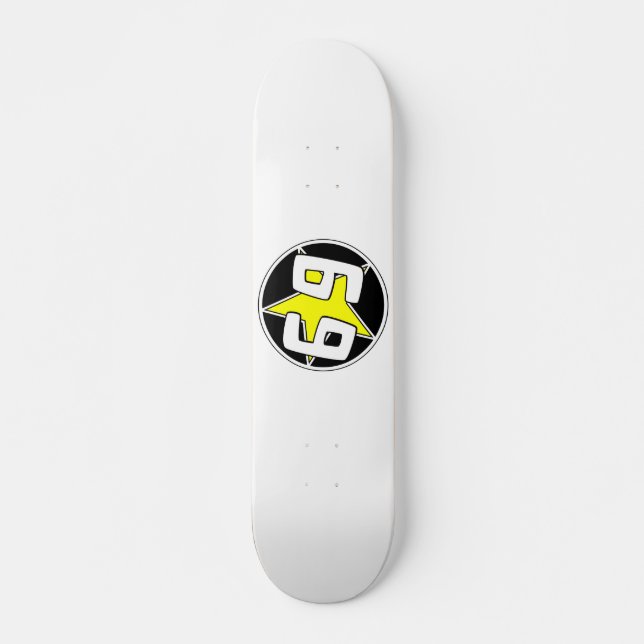 Yellow Star 69 Skateboard (Vorne)