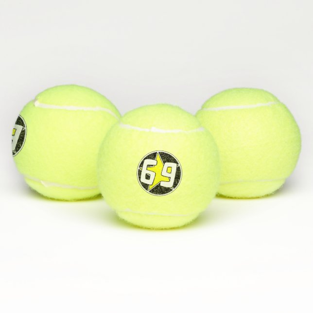 Yellow Star 69 Tennisbälle (Multi)