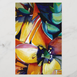 Yellow Star der Bethlehem Blume Aquarellkunst