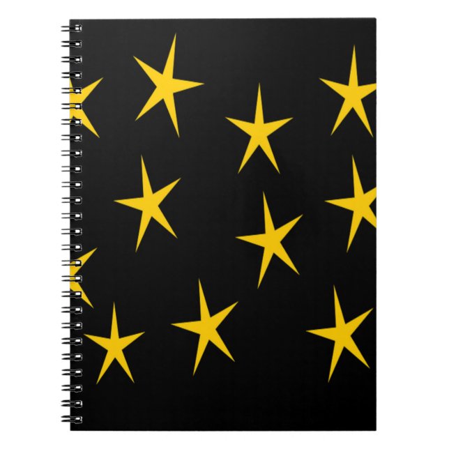 YELLOW STARS NOTIZBLOCK (Vorderseite)