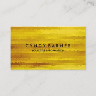Yellow Stripes Business Card Visitenkarte
