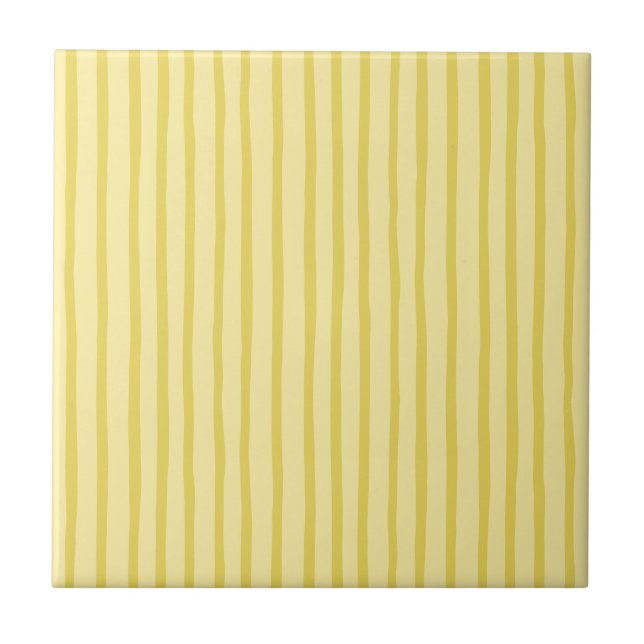 Yellow Stripes Fliese (Vorderseite)