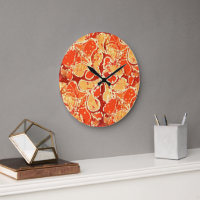 Yellow Summer Orange Bali Batik Art Paisley