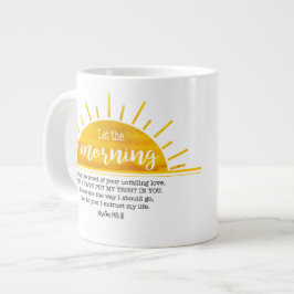 Yellow Sun Psalm Jumbo-Tasse