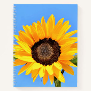 Yellow Sunflower Notebook Notizbuch