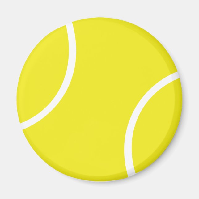 Yellow Tennis Ball Symbol Magnet (Vorne)