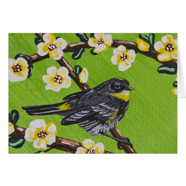 Yellow Throat Warbler ~ Spring (Vorderseite (Horizontal))
