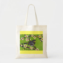 Yellow Throat Warbler ~ Spring Tragetasche