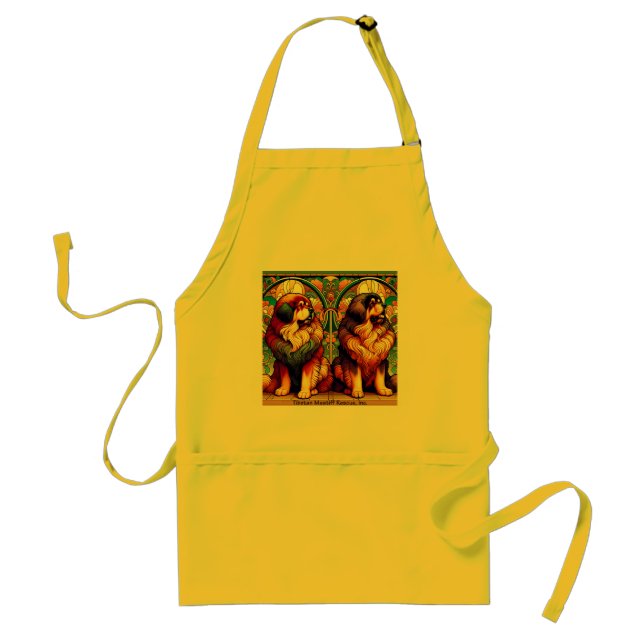 Yellow Tibetan Mastiff Schürze (Vorne)