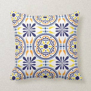 Yellow Tile Kissen