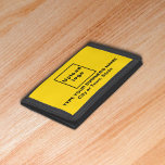 Yellow Trifold Nylon Wallet mit einer Handelsmarke Trifold Geldbörse<br><div class="desc">Dreifacher Nylon-Brieftasche, die Sie anpassen können, um Ihren Firmennamen. Sie können es als Geschenkartikel an Ihre treuen Kunden geben. Ein Geschenkartikel mit Ihrem Firmennamen, um Markenbewusstsein zu schaffen. Ein Zubehör, das Sie in Ihr Marketing-Material aufnehmen können, um Ihr Unternehmen zu werben oder es als Werbemittel für Ihren Markennamen zu geben....</div>