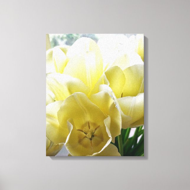 Yellow Tulip Bouquet Leinwanddruck (Vorderseite)