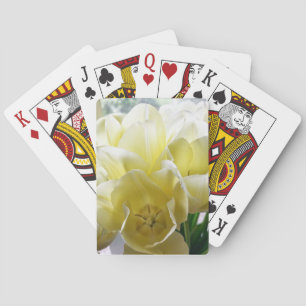 Yellow Tulip Bouquet Spielkarten
