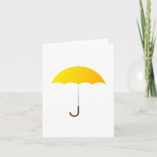 Yellow Umbrella Karte
