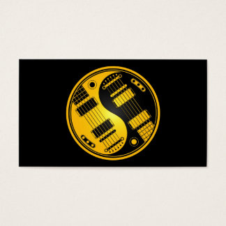 Yellow und Black Yin Yang Guitars